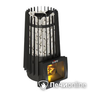 Дровяная печь-каменка GrillD Cometa Vega 180 window short Max в Караганде
